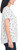 Hilary Radley Two-Layer Printed White T-Shirt, Off White & Black, Large
