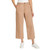 Ella Moss Women's Wide Leg Crop Pant, High Rise, Brown, 10