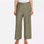 Ella Moss Women's Wide Leg Linen Blend Pants, Green, Medium