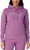 Fila Womens Midweight Fleece Pullover Logo Hoodie, Mulberry, Large