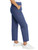 G.H. Bass & Co. Women Stylish Chino Ankle Pants, Blue, 10
