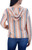 Lucky Brand Women's Baja Sweater Hoodie, Natural Multi, X-Large