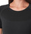 Mondetta Women's Short Sleeve Fitted Active Seamless T-Shirt, Black, Medium