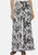 Three Dots Women's Wide Leg Pull On Pants, Print, Medium