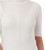 CYRUS Women's Mock Neck Top, 3/4 Sleeve, White, X-Small