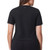 Mondetta Women's Ribbed V-Neck Short Sleeve Top, Black, X-Large