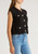 BLANKNYC Women's Sweater Vest, Sleeveless Knit Textured, Black, Medium