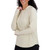 SAGE Women's Lightweight Hoodie, Long Sleeve, Tan, Large