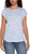 Orvis Women’s Linen Blend Short Sleeve Top, Blue, Small