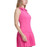 Tretorn Women's Sleeveless Polo Top, Built in Bra, French Fuchsia, Large