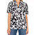 Well Worn Women's Blue Cuffed Ruffle Sleeve V-Neck Top, Black, Large