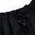 Hang Ten Women's Linen Blend Summer Shorts, Lightweight Casual, Black, 2X-Large