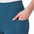 Mondetta Women's Active Moisture Wicking Ribbed Bike Short, Blue, X-Small
