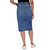 Lucky Brand Women's Sits At Waist Midi Skirt, Medium Wash, 6