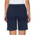 Well Worn Women's Cargo Bermuda High Rise Short, Navy, 8