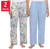 GAP Women’s Relaxed Fit Cotton PJ Pant, 2-Pack, Blue, X-Large