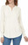 Buffalo David Bitton Women's Long Sleeve Cozy V-Neck Top, Cream, Small