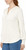 Buffalo David Bitton Women's Long Sleeve Cozy V-Neck Top, Cream, Small