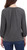 Lucky Brand Women's Notch V-Neck Sandwash Top, Blackened Pearl, X-Large