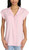 Jachs Girlfriend New York Women's Button Front Blouse, Pink, Large