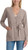 Splendid Women's Belted Button Front Long Sleeve Cardigan, Taupe, Large