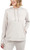 KIRKLAND Signature Women's Lightweight Pullover Hoodie, Cream, Medium