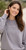 Quicksilver Women's Boyfriend Crewneck Sweatshirt, Gray, Small