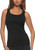 Felina Women's 3 Pack Ribbed Tank Tops, White-Gray-Black, Medium