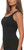 Felina Women's 3 Pack Ribbed Tank Tops, White-Gray-Black, Large