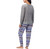 Nautica Women's 2-piece Pajama Set, Gray, Medium