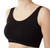 32 Degrees Layer Zero 2 Pack Seamless Nylon Bra, Black/Sienna, Medium