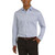 DKNY Men's Woven Button Up Geometric Print Shirt, Blue, Medium