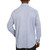 DKNY Men's Woven Button Up Geometric Print Shirt, Blue, Medium
