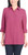 Hilary Radley Women's Roll Tab Sleeve Blouse, Long Sleeve, Dark Pink, Small