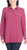 Hilary Radley Women's Roll Tab Sleeve Blouse, Long Sleeve, Dark Pink, Small