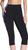 Skechers Gowalk Women's Active Stretch Moisture Wicking Capri Legging Pant, Floral Black, Medium