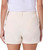 HANG TEN Women's Corduroy Short with Pockets, Cream, 12