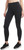 Danskin Women's Satin Stitch High Rise 7/8 Leggings, Black Salt, X-Large