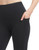Danskin Women's Satin Stitch High Rise 7/8 Leggings, Black Salt, X-Large