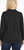 Well Worn Women’s V-Neck, Long Sleeves Shirt, Black, Medium