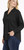 Well Worn Women’s V-Neck, Long Sleeves Shirt, Black, Large