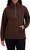 Kirkland Signature Women's Ottoman Half-Zip Ribbed Sweatshirt, Brown, Small