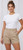 Jachs Girlfriend Women's High Waist Pleated Shorts, Tan, 8