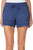 32 Degrees Cool Women's Knit Short, Blue Space Dye, Large