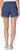 32 Degrees Cool Women's Knit Short, Blue Space Dye, Large