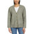 Ella Moss Women's Button Front Cardigan, Relaxed Fit, Green, Large
