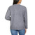 Ella Moss Women's Button Front Cardigan, Relaxed Fit, Gray, Small