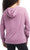 Danskin Women's Long Sleeve Melange Hoodie Pullover, Duski Orchid Heather, X-Large