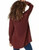 Ella Moss Women's Long Sleeve Cozy Cardigan, Zinfandel, Small