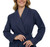 Lands End Spa Collection Women's Waffle Resort, Navy, X-Large